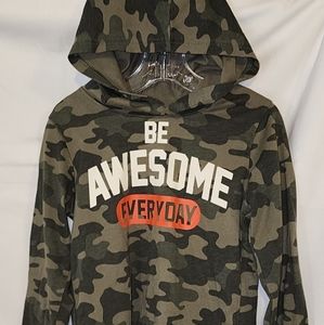 Boys Camouflage Hoodie